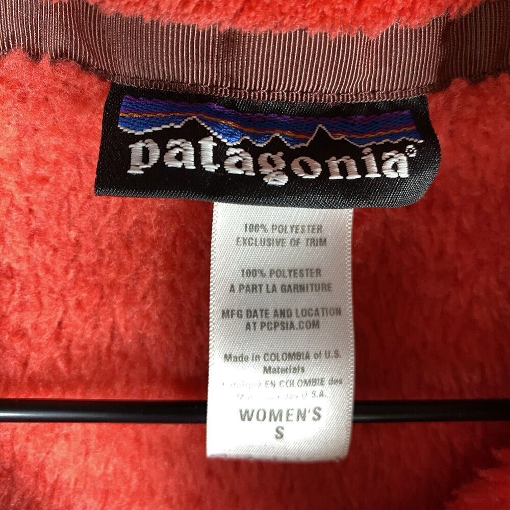 Patagonia Womens Small Red Burgundy Fleece Re‎ Tool Snap T Pullover Sweater - Picture 2 of 7